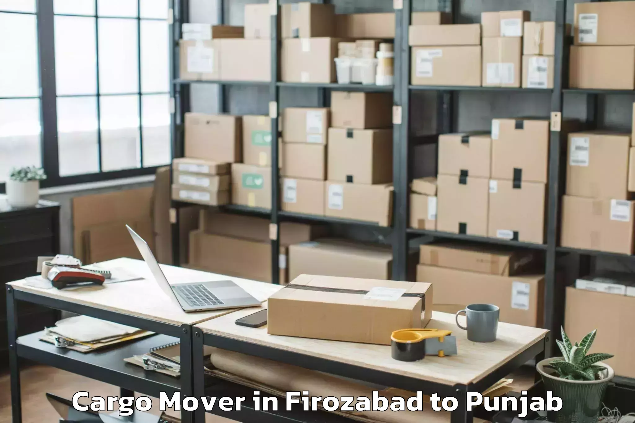 Leading Firozabad to Barnala Cargo Mover Provider